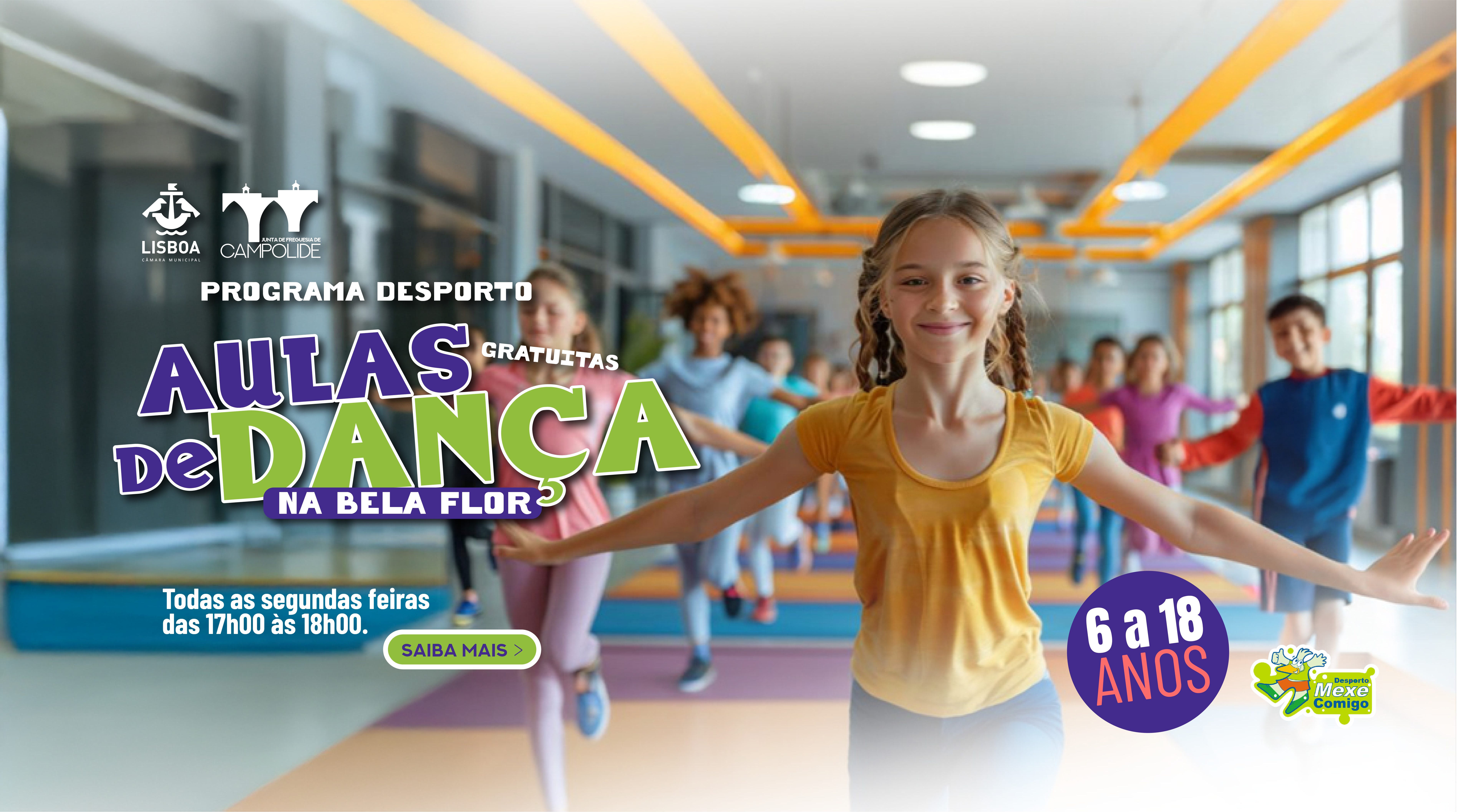 Aulas de Dança Gratuitas na Bela Flor