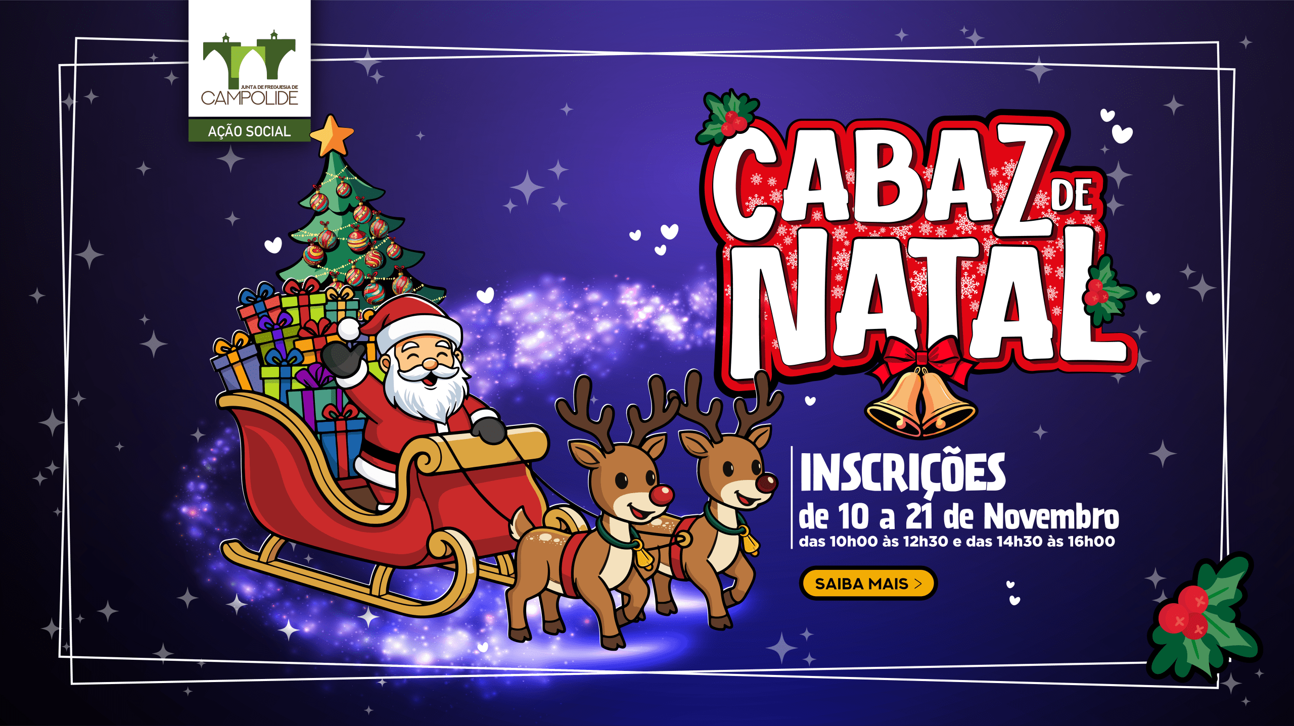 Inscrições cabaz de Natal 2025